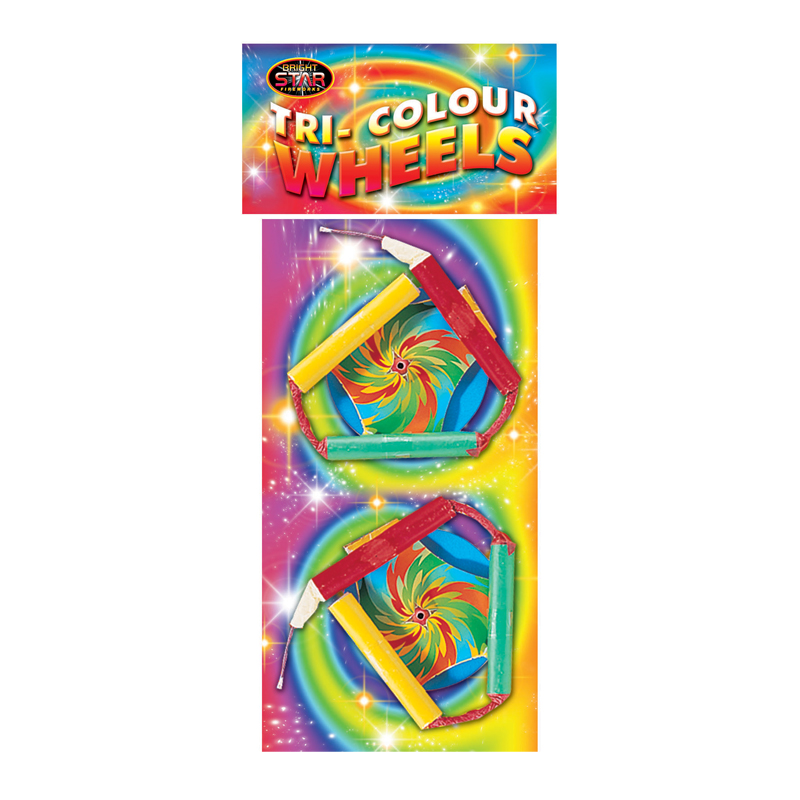Tri colour wheels