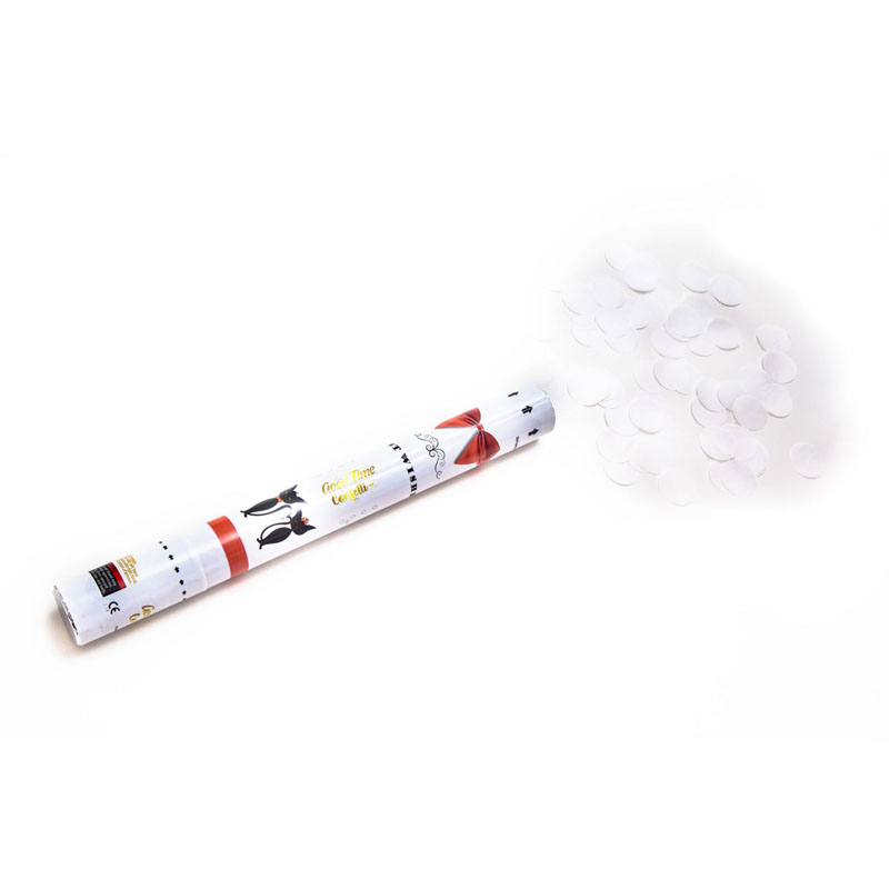 White wedding flutter fetti